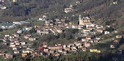 Panorama aereo della città