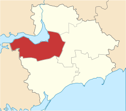 Distretto di Vasylivka – Mappa