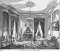 Salón en una casa de Nueva York de la década de 1850.