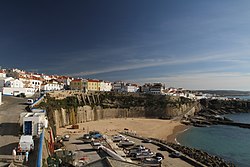 The coastal view of the skyline of Ericeira