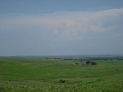 Flint Hills grasslands of Kansas Wabaunsee County View.JPG