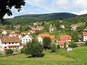 Vue d'ensemble du village.