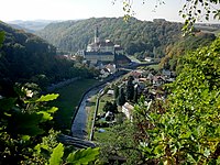 Blick vom Belvedere zum Schloss