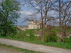 affleurement du silurien, classé[4] et le château de Skala-Podilska,