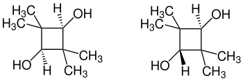 Strukturformel von 2,2,4,4-Tetramethylcyclobutan-1,3-diol