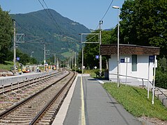 Kitzbühel, Bahnsteiggleis 2