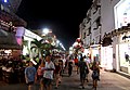 Die 5.Avenue bei Nacht in Playa del Carmen