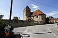 Parish church with rounded body and square tower