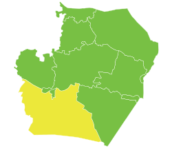 Location of Al-Mansurah Subdistrict within Raqqa Governorate