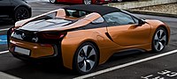 i8 Roadster, Heckansicht