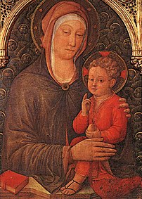 Madonna and Child Blessing (c.1455) 94 x 66 cm...