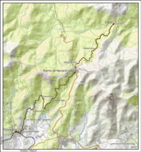 Map of the Guadarrama Electric Railway