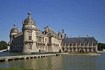 Castelo de Chantilly, departamento de Oise, França (definição 3 038 × 2 040)