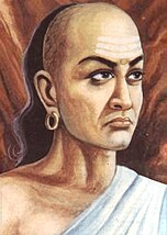 Chanakya, adviser and prime minister of Mauryan Empire Chanakya artistic depiction.jpg