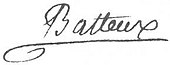 signature de Charles Batteux
