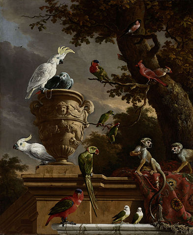 De menagerie by Melchior d'Hondecoeter