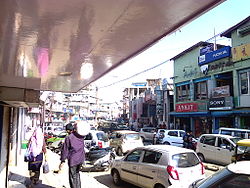 दीमापुर शहर का एक दृश्य