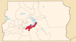 Regione Amministrativa della Lago Sul – Mappa