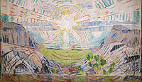 Edvard Munch, 1910–11, The Sun, 45 x 77.2 cm, Munch Museum, Oslo