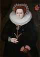 Ellen Marsvin als junge Frau, Ende 16. Jahrhundert