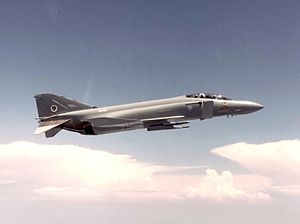 F-4J(UK) Phantom of 74 Squadron in flight 1984.jpg