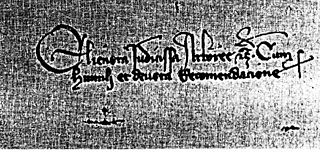 signature d'Éléonore d'Arborée