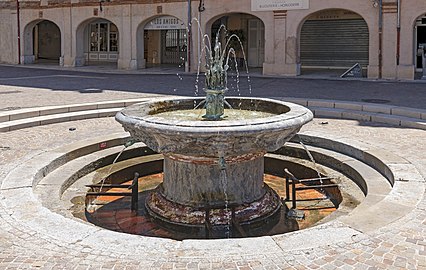 Détail de la fontaine