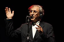 Battiato, performing at the , 2010