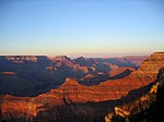 Grand Canyon i skymningen.