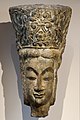 Tête de bodhisattva provenant d'une grotte de Longmen. Musée Guimet