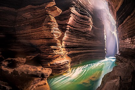 The Gupteshwor Mahadev cave is Nepal's most famous cave and is located close to Davis Falls on the other side of the World Peace Stupa. © Yevhen Samuchenko