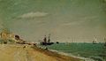 Strand von Brighton mit Segelschiffen (Kohlenschiffe vor Brighton), John Constable, 1824