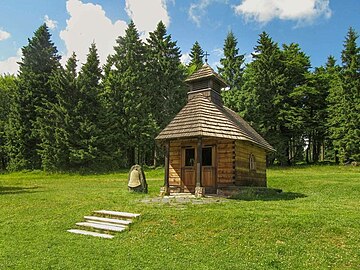 Chapelle de Saint-Christophe près de Velký Vrbno.