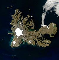 A Kerguelen-szigetek műholdképe