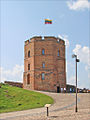 La torre di Gediminas, situata a Vilnius, deve il suo nome al fondatore della città, sebbene sia stata costruita molto più tardi