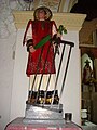 Lawrence statue in St Lawrence Deacon & Martyr Parish Church, Balagtas, Bulacan, Philippines [1]