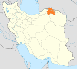 Северен Хорасан во рамките на Иран