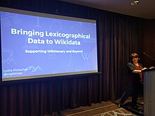 Lydia Pintscher at Wikimania 2017, LexData session