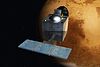 המחשת אמן של הגשושית Mars Orbiter Mission במאדים