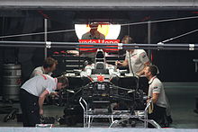 Photo du stand McLaren à Sepang