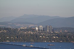 Medina, with the Bellevue skyline behind