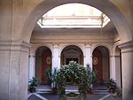 Atrium vid kyrkan Sant'Agata dei Goti i Rom.