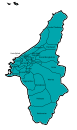 Mukims of Kota Belud District, Sabah 沙巴州古打毛律县巫金地图