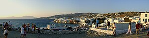view of Mykonos, Greece Italiano: Veduta di My...