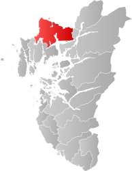 Vindafjord – Mappa
