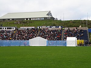 Estadio de Tórsvøllur sede de la final