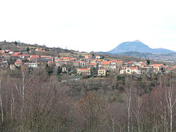 Skyline of Saint-Genès-Champanelle