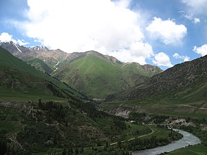Countryside in Naryn District near Naryn