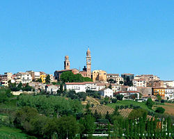 Skyline of Orciano di Pesaro