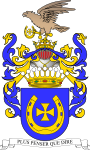 Coat of arms of Count Alfons Taczanowski (1854)